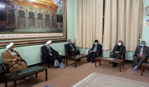 دیداررئیس سازمان جهادکشاورزی استان آذربایجان شرقی باامام جمعه شهرستان بناب