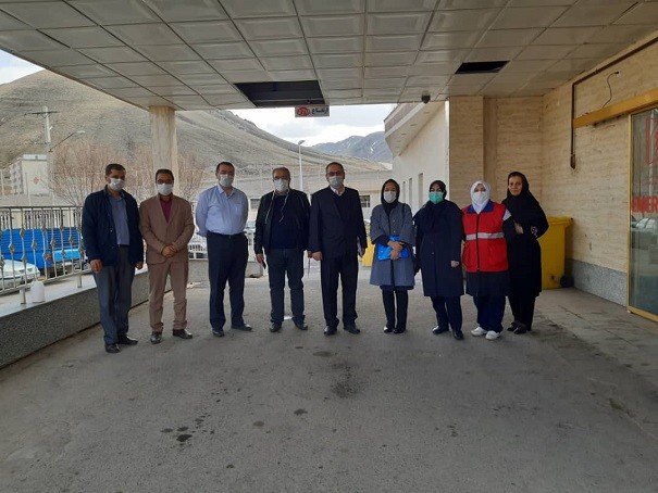 بازدید و نظارت سرزده برعملکرد بیمارستانها و موسسات تشخیصی ودرمانی استان در ایام تعطیلات نوروزی