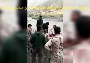 لحظه اقدام فداکارانه فرمانده پاسگاه مرزبانی برای نجات یک سرباز گرفتار در سیل/ ویدئو