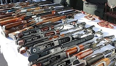 بازداشت ۸۶ مرد آبادانی با اسلحه غیر مجاز