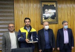 کنتورخوان امانت دار شرکت گاز استان آذربایجان شرقی مورد تقدیر قرار گرفت