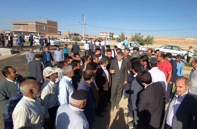 ساداتی‌نژاد از طرح‌های آبیاری شهرستان ملکان بازدید کرد