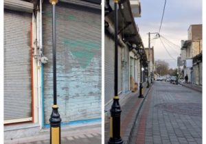 چراغ ” دالی بازارچه ”  هشترود روشن می شود