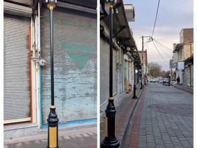 چراغ ” دالی بازارچه ”  هشترود روشن می شود